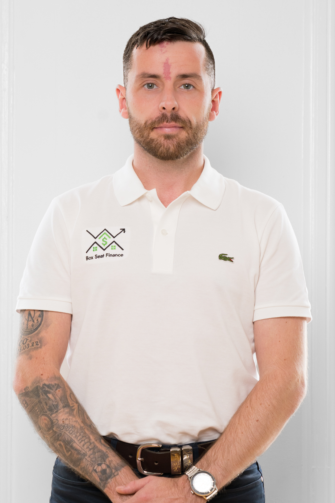 Ryan Crawford, Australia-wide mortgage broker at Box Seat Finance, working on a laptop